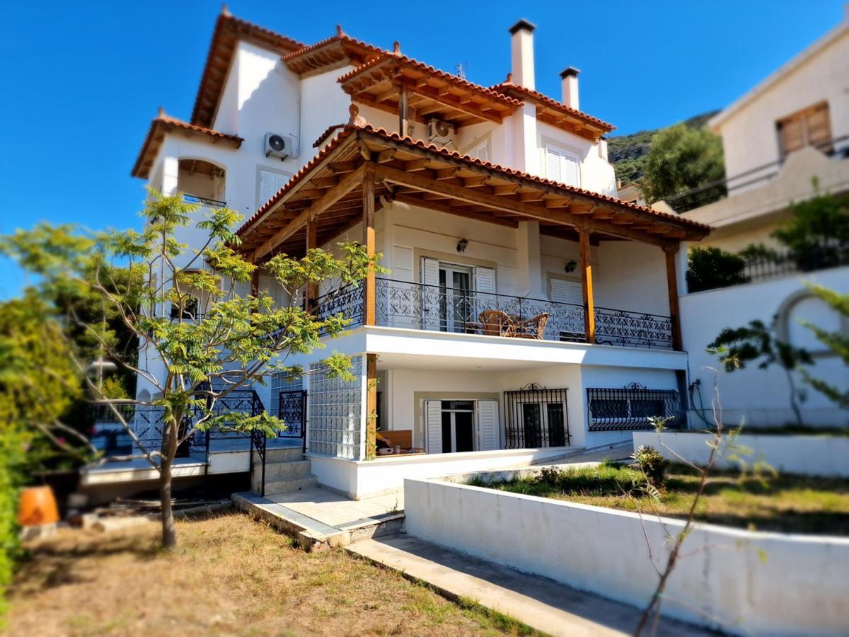 Villa Liana : Luxury Villa With Fantastic Sea View, Near Airport Pórto Ráfti Exterior photo