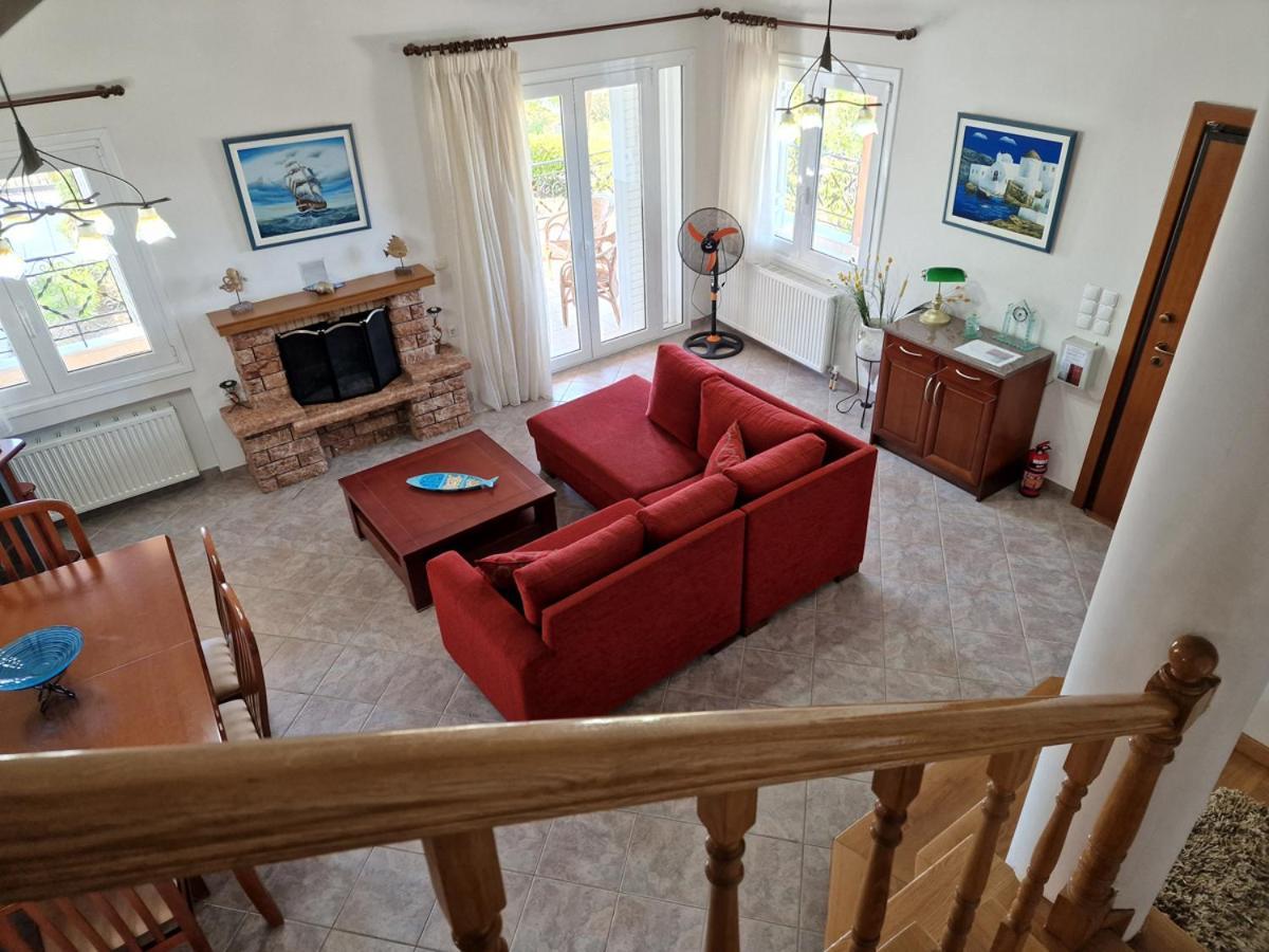 Villa Liana : Luxury Villa With Fantastic Sea View, Near Airport Pórto Ráfti Exterior photo