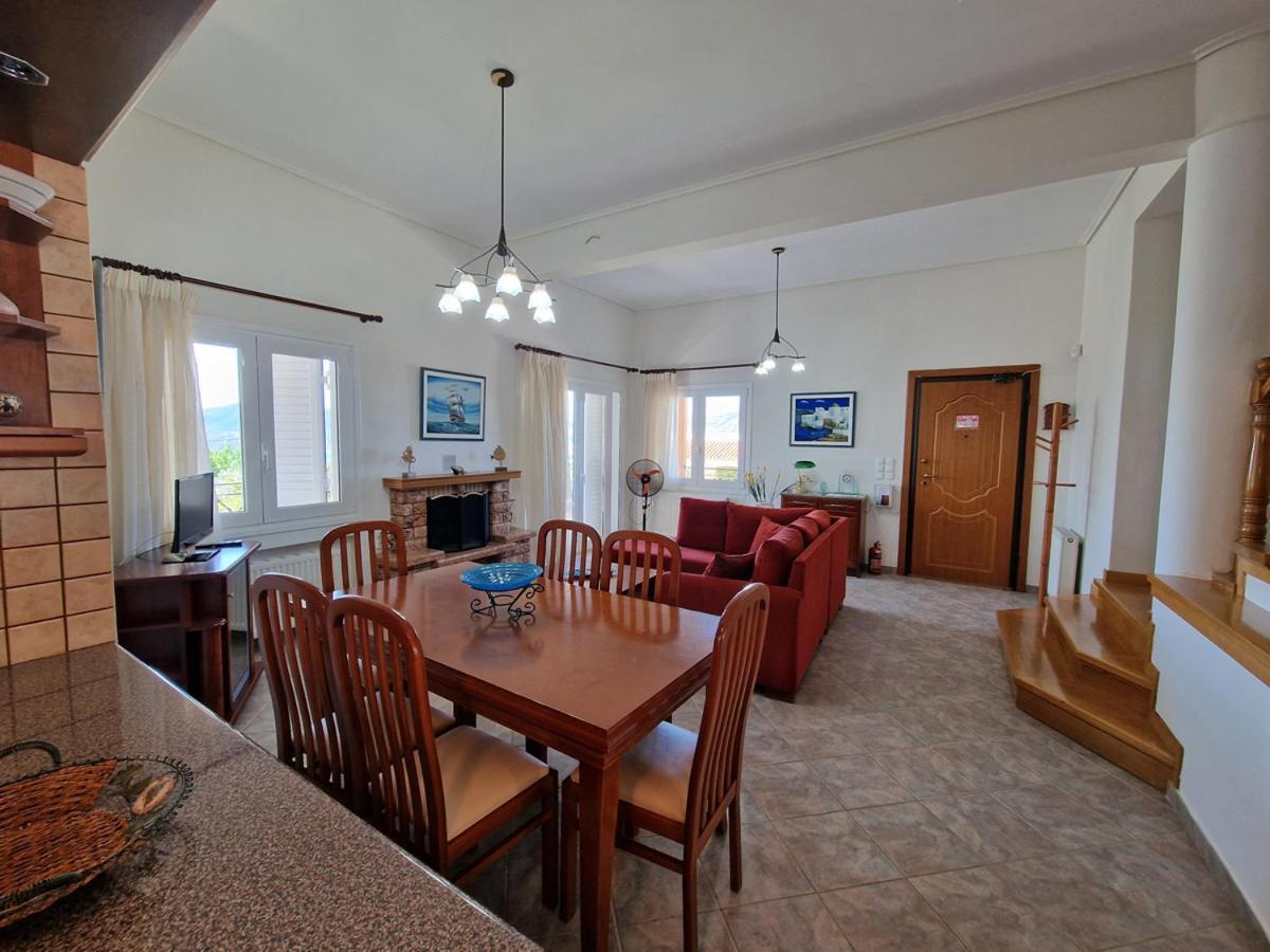 Villa Liana : Luxury Villa With Fantastic Sea View, Near Airport Pórto Ráfti Exterior photo