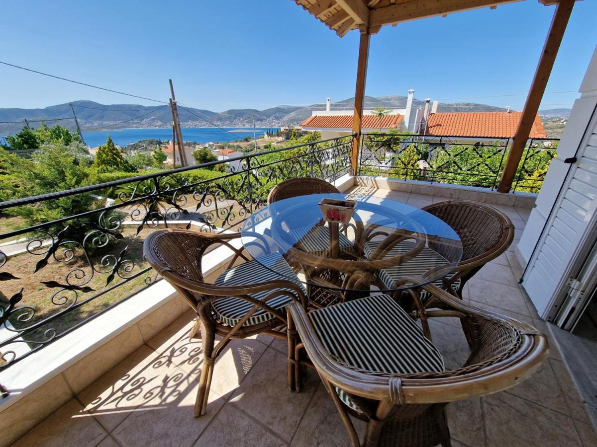 Villa Liana : Luxury Villa With Fantastic Sea View, Near Airport Pórto Ráfti Exterior photo