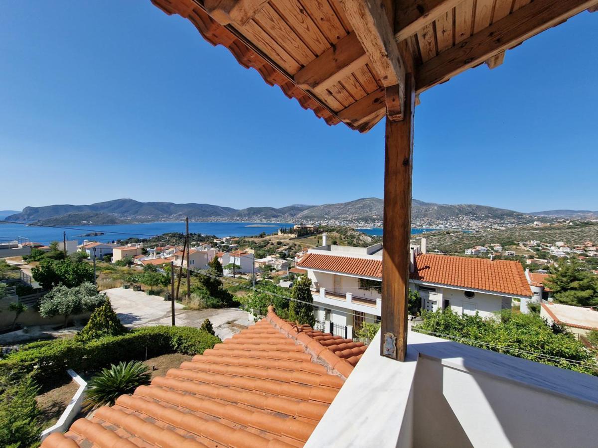 Villa Liana : Luxury Villa With Fantastic Sea View, Near Airport Pórto Ráfti Exterior photo