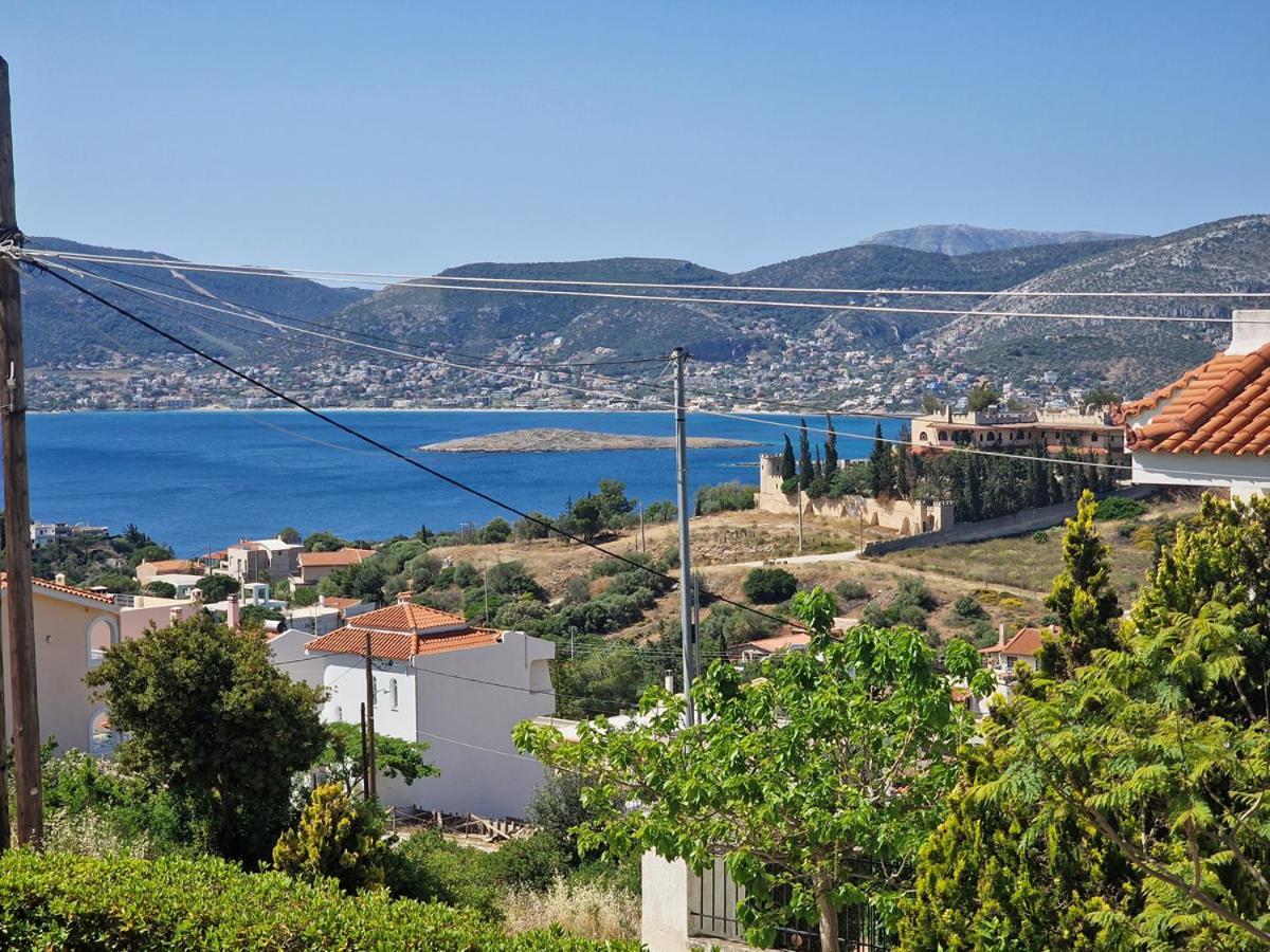 Villa Liana : Luxury Villa With Fantastic Sea View, Near Airport Pórto Ráfti Exterior photo