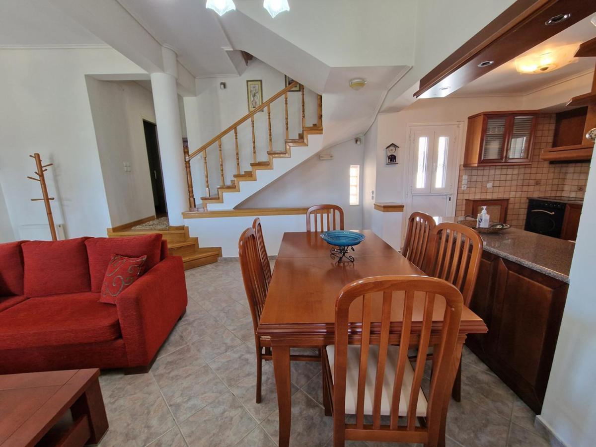 Villa Liana : Luxury Villa With Fantastic Sea View, Near Airport Pórto Ráfti Exterior photo