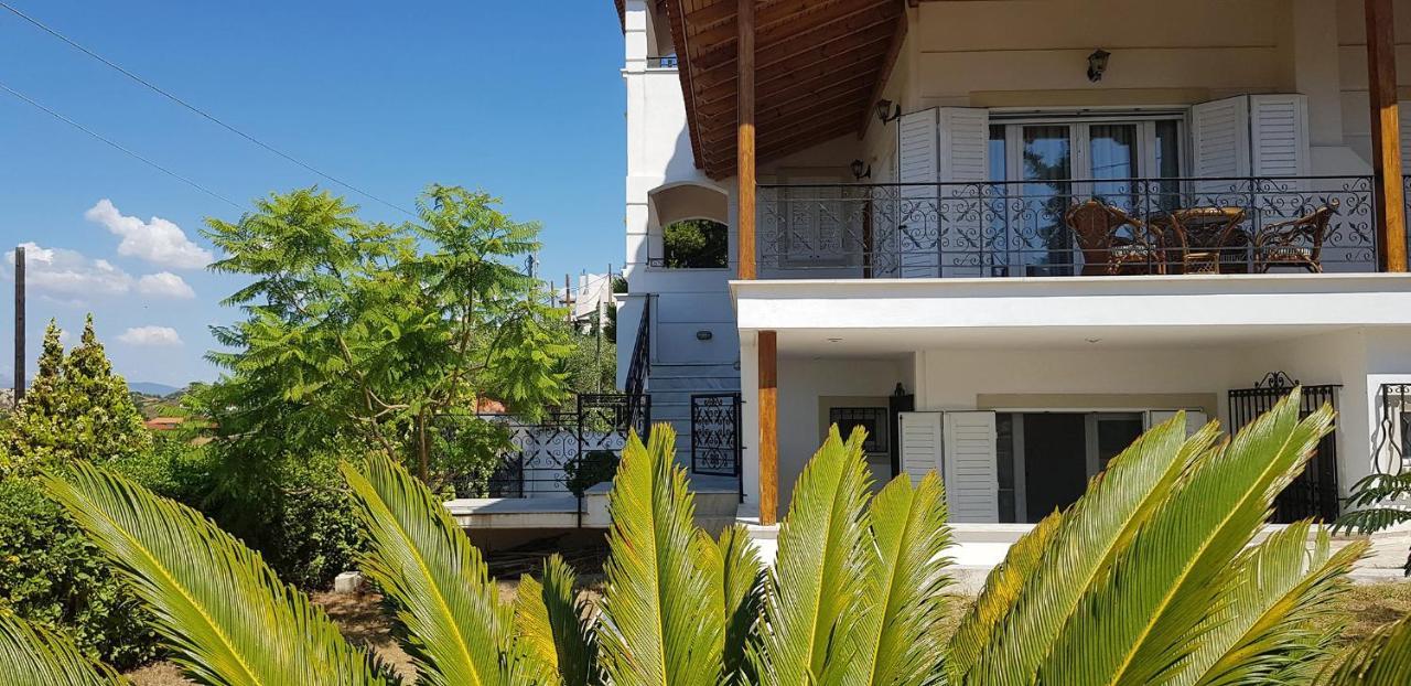 Villa Liana : Luxury Villa With Fantastic Sea View, Near Airport Pórto Ráfti Exterior photo