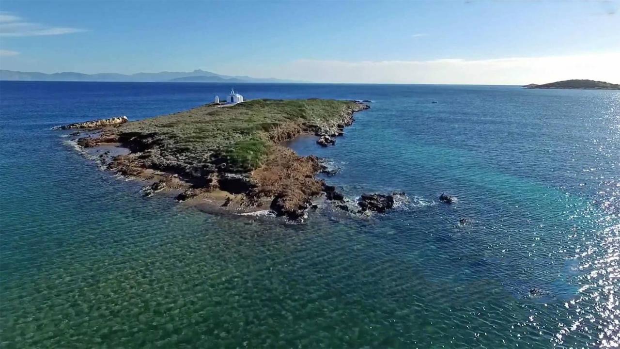 Villa Liana : Luxury Villa With Fantastic Sea View, Near Airport Pórto Ráfti Exterior photo